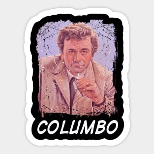 Columbo's Trail Of Truth Solving Mysteries, One Question At A Time Sticker